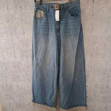 COMMON GULL PRODUCTS 리드미컬한 체크 데님 아이스 블루