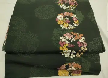 기모노 부착 오비 (만들어진 오비) 순수 실크