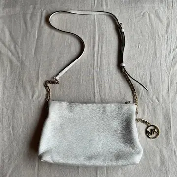 Michaelkors 화이트 가죽 숄더백