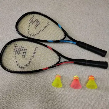 SPEEDMINTON 배드민턴 세트 라켓 2개