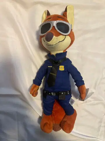 주토피아 닉 경찰관 봉제 인형