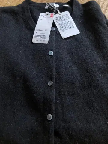 UNIQLO 캐시미어 가디건 M 블랙