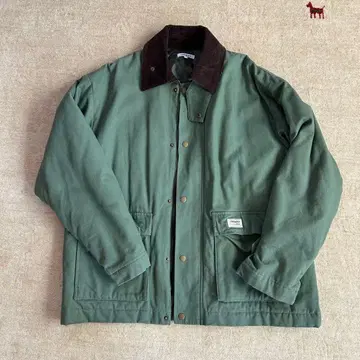 retock's 옷깃 코듀로이 절개 빅 실루엣 블루종