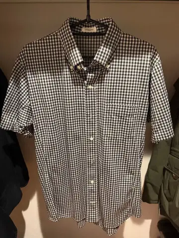 INDUSTYLE TOKYO 반팔 버튼 다운 니트 셔츠 XL