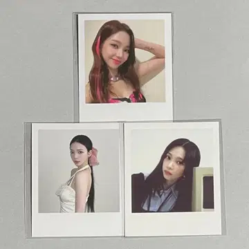 aespa 카리나 시그 세비지 폴라로이드