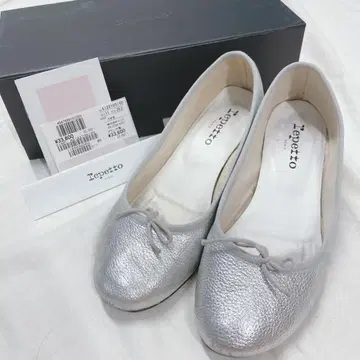 REPETTO 실버 양가죽 Camille 힐