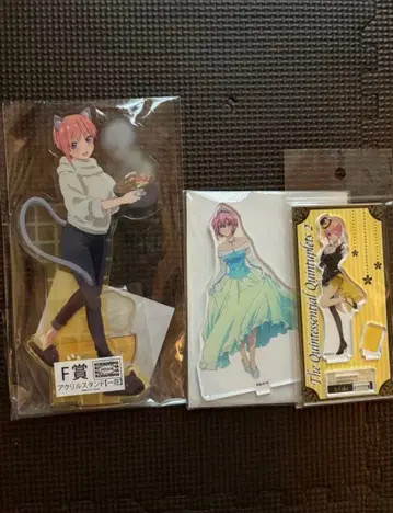 5등분의 신부 이치카 아크릴 스탠드 3개 세트 미개봉 새상품