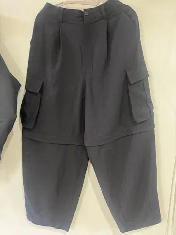 ROSE BUD 블랙 카고 팬츠