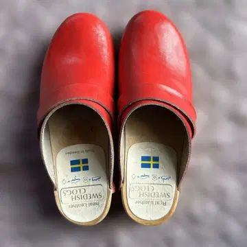 SWEDISH CLOGS 사이즈 37 레드