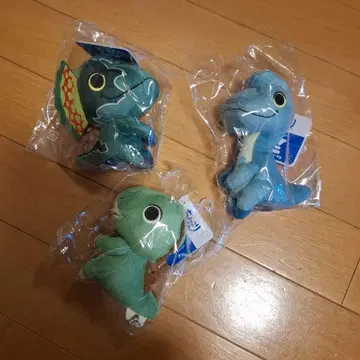 춋코리상 공룡 봉제 인형 3종 세트 미사용