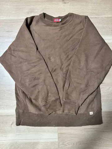 Dickies 브라운 스웨트 셔츠 M 사이즈
