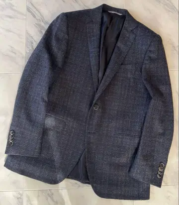 [미사용 새상품] Canali (카날리) 울 체크 자켓