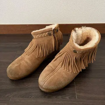 MINNETONKA 미네통카 무스탕 프린지 부츠 사이즈 8