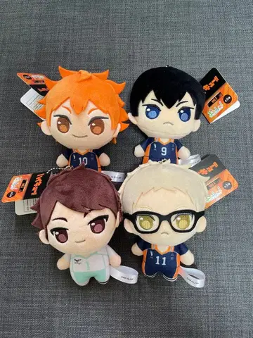 하이큐!! 푸칫슈! vol.1 미니 봉제 인형 4개 세트