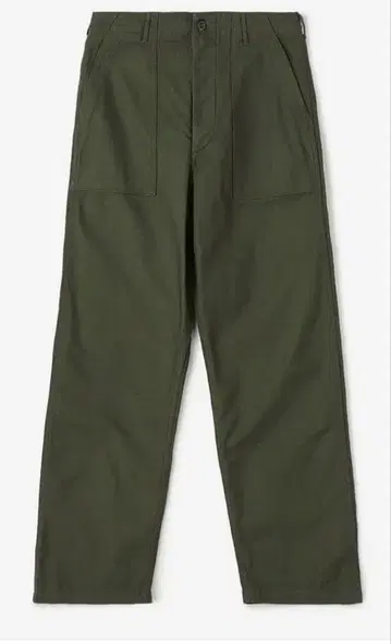 orSlow 백 새틴 퍼티그 팬츠