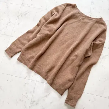 [ 새상품급 ] 스픽 앤 스팬 2way 니트 스웨터 폭스 실크