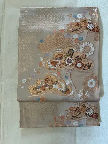 순수 실크 후쿠로 오비