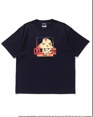 XLARGE 애니메이션 캐릭터 T셔츠 S 사이즈 블랙