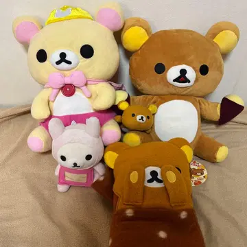 리락쿠마 봉제 인형 세트