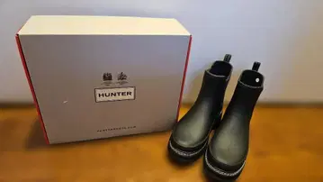 헌터 러버 첼시 부츠