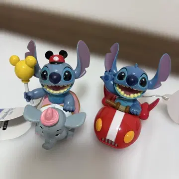 [새상품급] 스티치 피규어 디즈니 리조트 2종 세트
