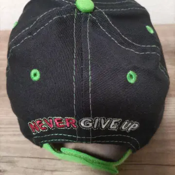 WWE 존 시나 자수 캡 블랙과 그린 NEVER GIVE UP