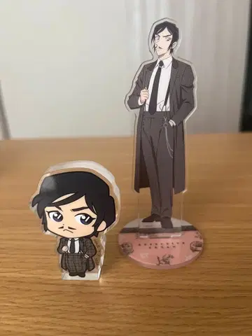 모로후시 타카아키 아크릴 스탠드 아크릴 블록 2개 세트 세가 1번 복권