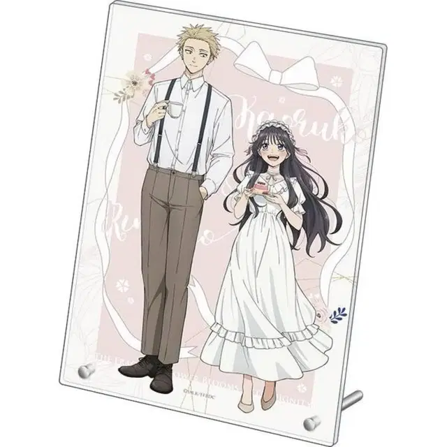 향기로운 꽃은 늠름하게 핀다 정식굿즈 다과회 일러스트 아크릴 스탠드 패널