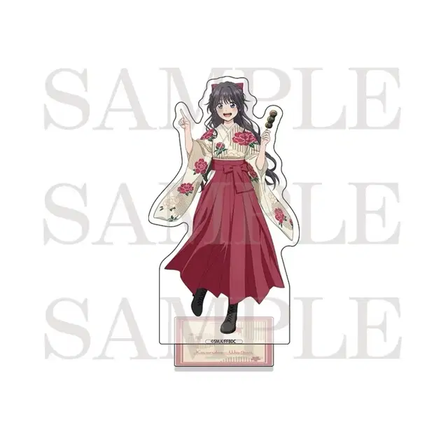 향기로운 꽃은 늠름하게 핀다 정식 굿즈 유카타 일러스트 아크릴 스탠드