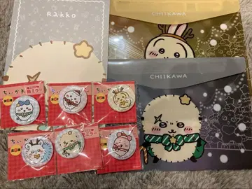 치이카와 (먼작귀) 캔 거울 플랫 케이스 노트 토끼 라코 9종 세트