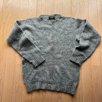 BEAMS Plus 샷랜드 울 스웨터 S