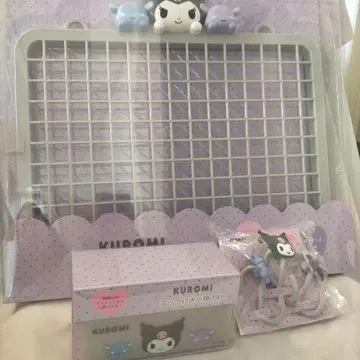 산리오 쿠로미 메쉬 패널 S자 고리 소품함