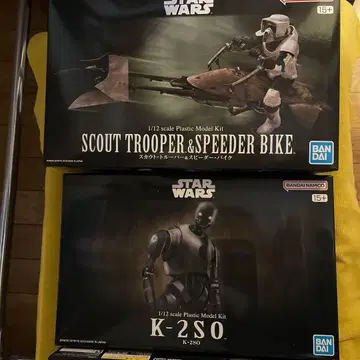 스타 워즈 1/12 프라모델 3종 세트 스카웃 트루퍼 외