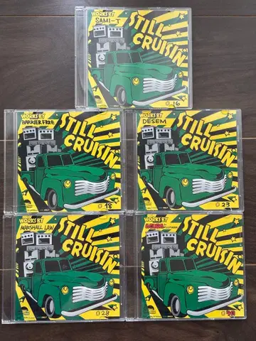 STILL CRUISIN' MIX CD 5장 세트 레게 댄스홀