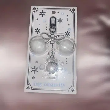 산리오 마이멜로디 스노우 토끼 시리즈 키링