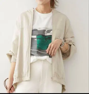 FRAMeWORK 레이온 나일론 MA-1 블루종