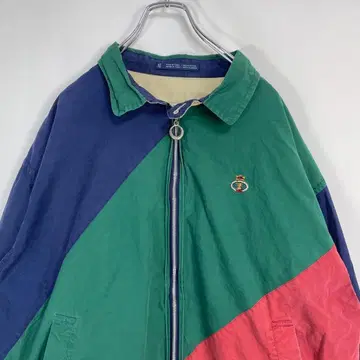 REGATTA 스윙탑 블루종 자켓 자수 로고 구제 의류 XL