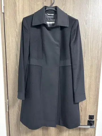 SPORTMAX 블랙 체스터 코트