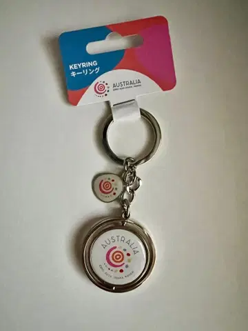 2025 오사카 간사이 만박 호주 회전 키링