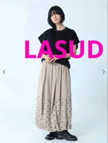 [ 새상품 ] LASUD 도트튤벌룬 스커트