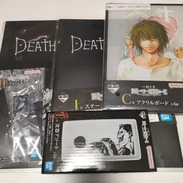 데스노트 제일복권 클리어 파일 아크릴 보드