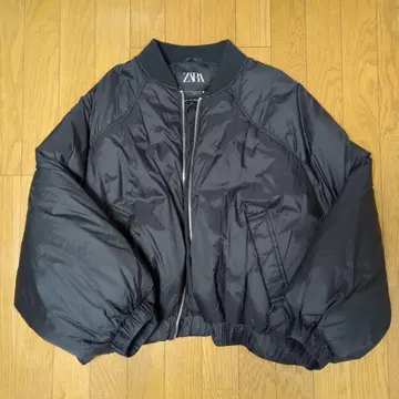 ZARA 블랙 봄버 자켓