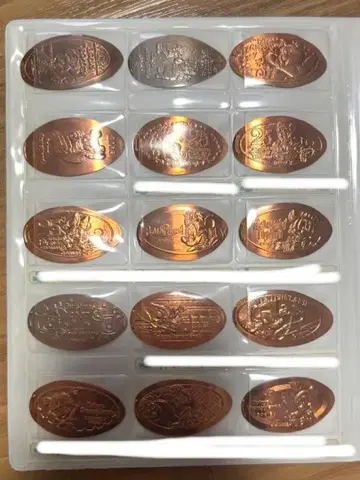 디즈니 리조트 수베니어 메달 15개 일괄