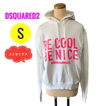 디스퀘어드 후드티 상의 이탈리아제 로고 브랜드 S 사이즈