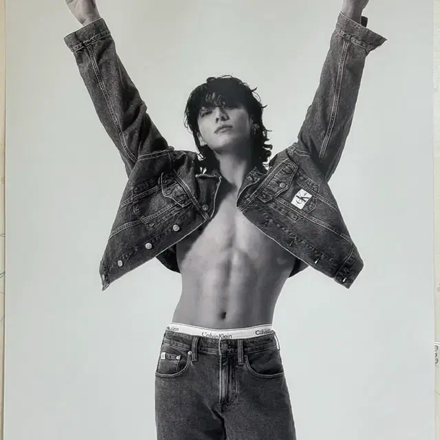 방탄소년단 정국 캘빈클라인 B1 포스터