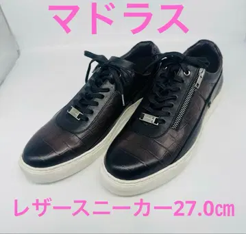 [마드라스] 크로커다일 패턴 스니커즈 사이드 지퍼 27~27.5cm