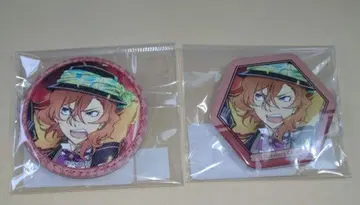 가죽 배지 육각형 문호 스트레이독스 캔뱃지 나카하라 츄야