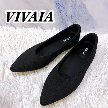 새상품급 비바 VIVAIA 플랫슈즈 스틸레토 37.5