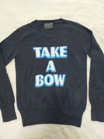 케이타 마루야마 2014 SS take a bow 인터샤 니트 블랙