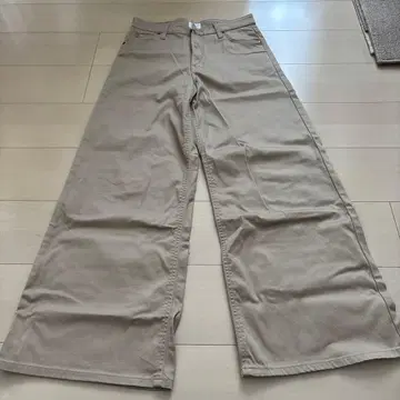 DOORS Lee 와이드 팬츠 베이지